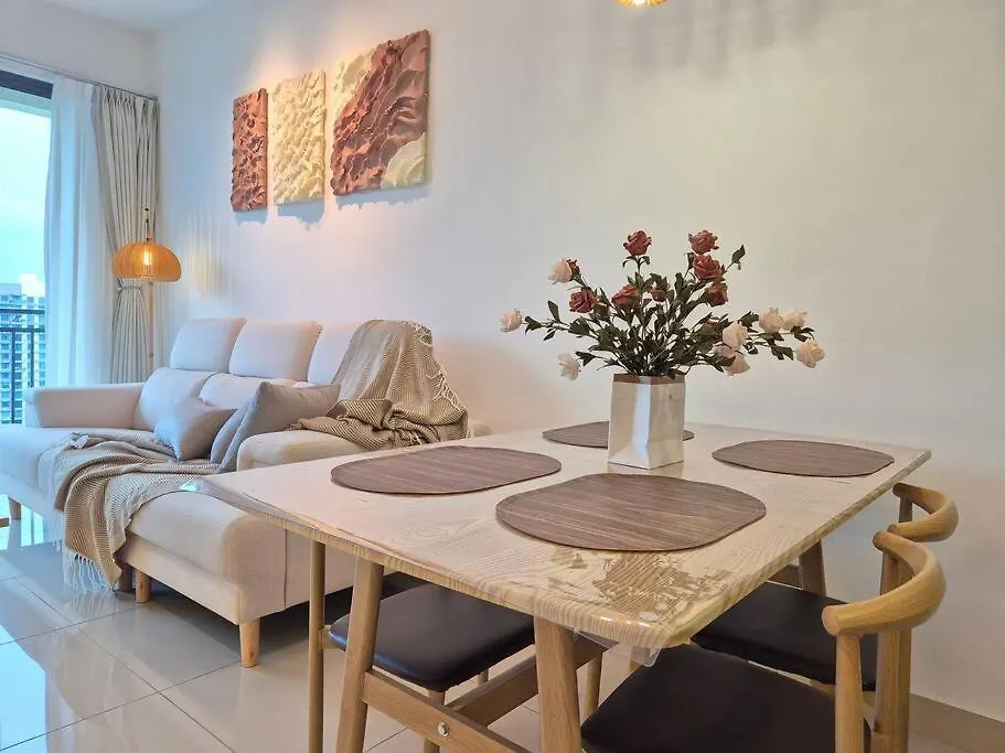 Appartement Central Park Bright & High Floor 2 Rooms 4 Pax Johor Bahru