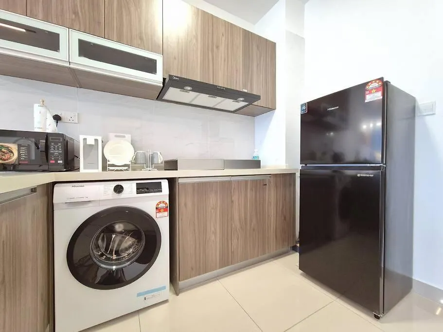 Central Park Bright & High Floor 2 Rooms 4 Pax Johor Bahru 0*,